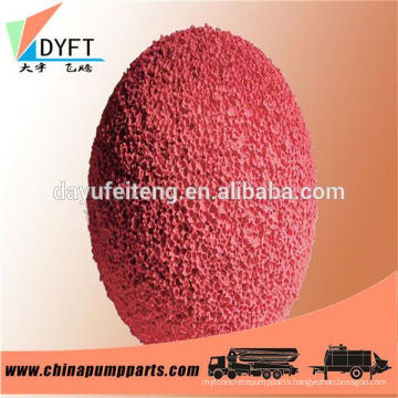 putzmeister concrete pump pipe cleaning rubber sponge ball for sale